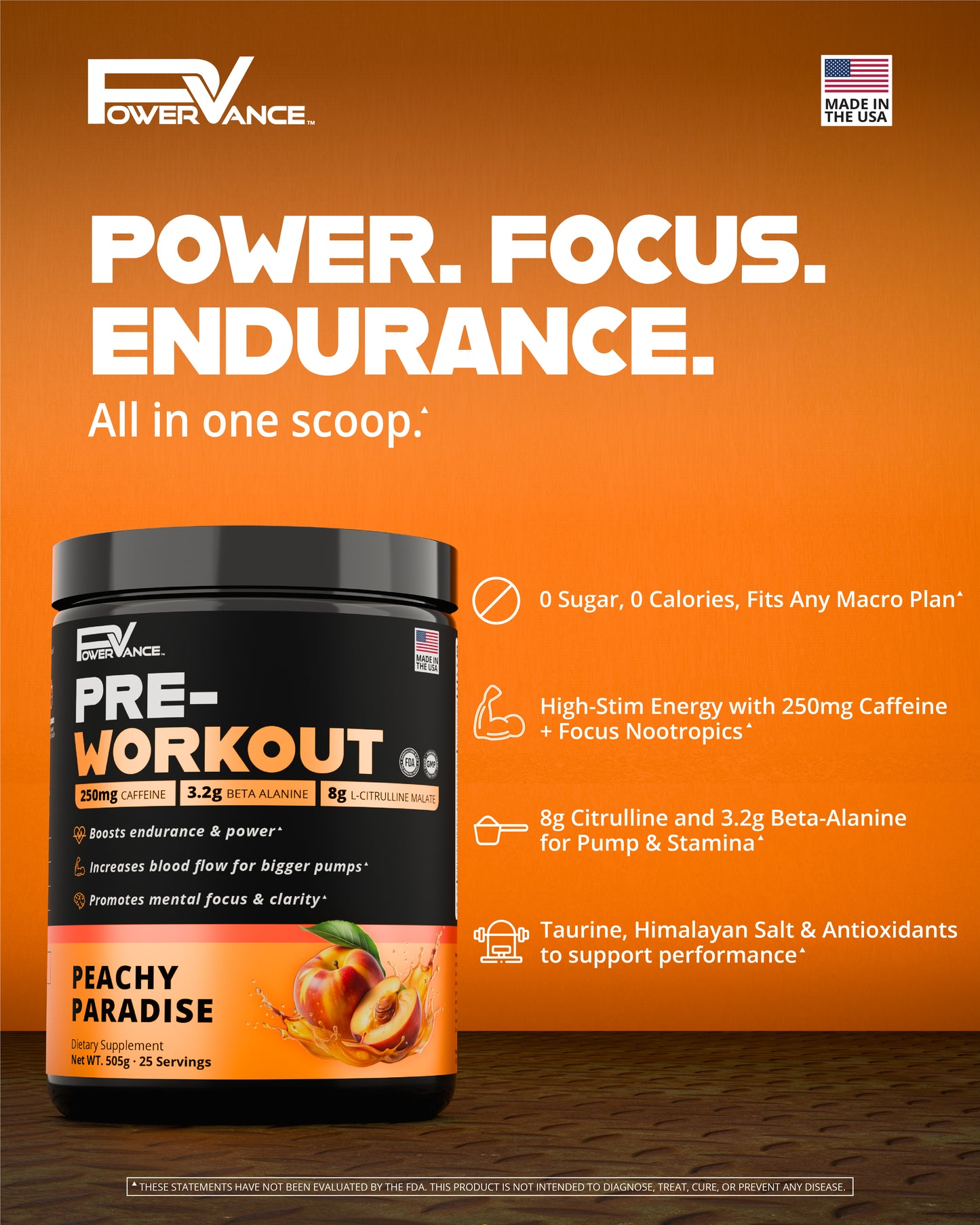 PRE-WORKOUT - High Stem, Ultra Focus, Pump & Energy